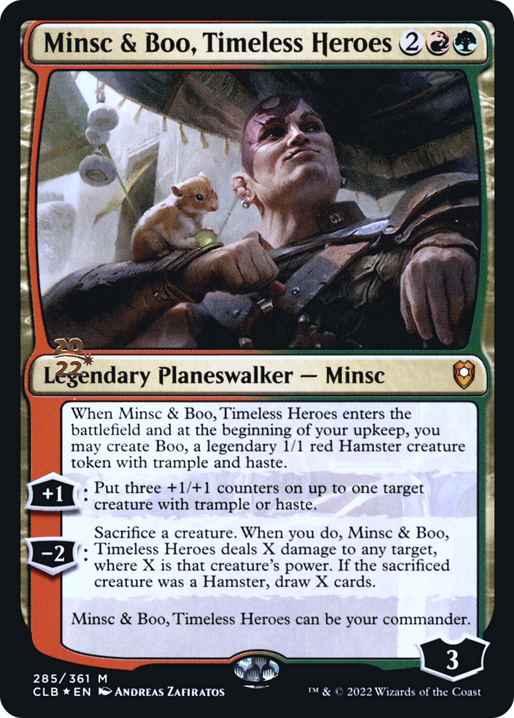 Minsc & Boo, Timeless Heroes (Promo Pack) [The Lost Caverns of Ixalan Promos] | Total Play
