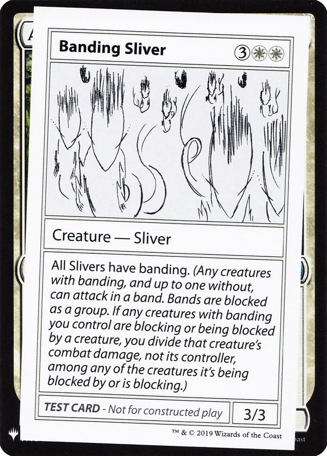 Banding Sliver [Mystery Booster Playtest Cards] | Total Play