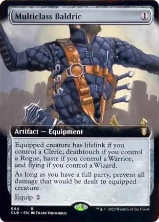 Multiclass Baldric (Extended Art) [Commander Legends: Battle for Baldur's Gate] | Total Play