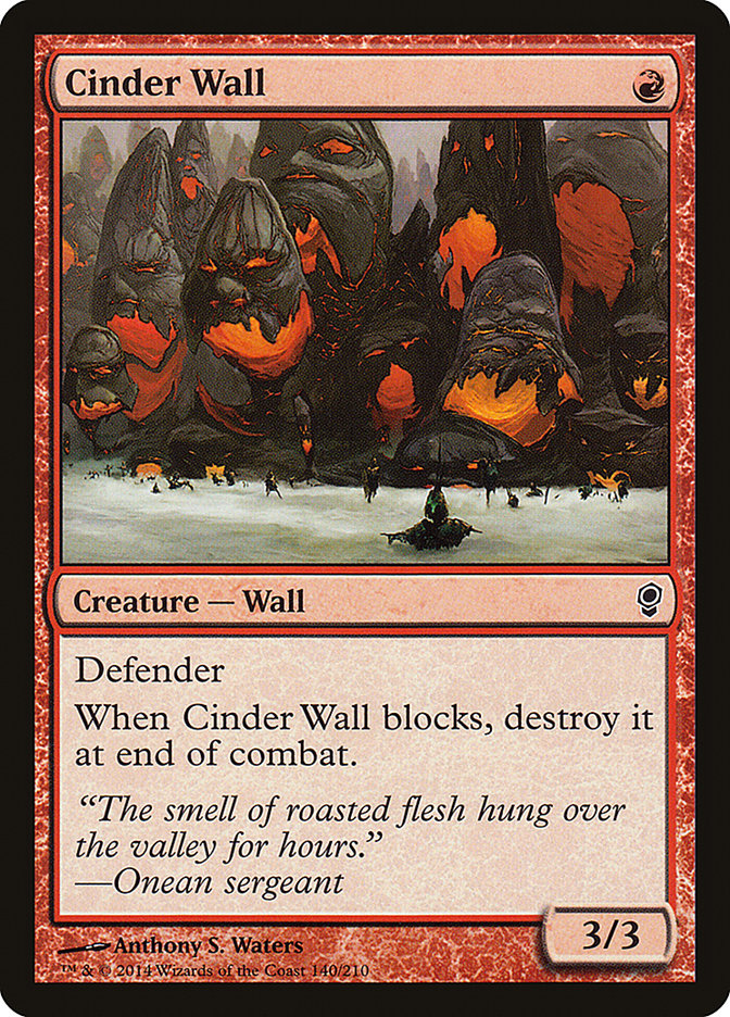 Cinder Wall [Conspiracy] | Total Play