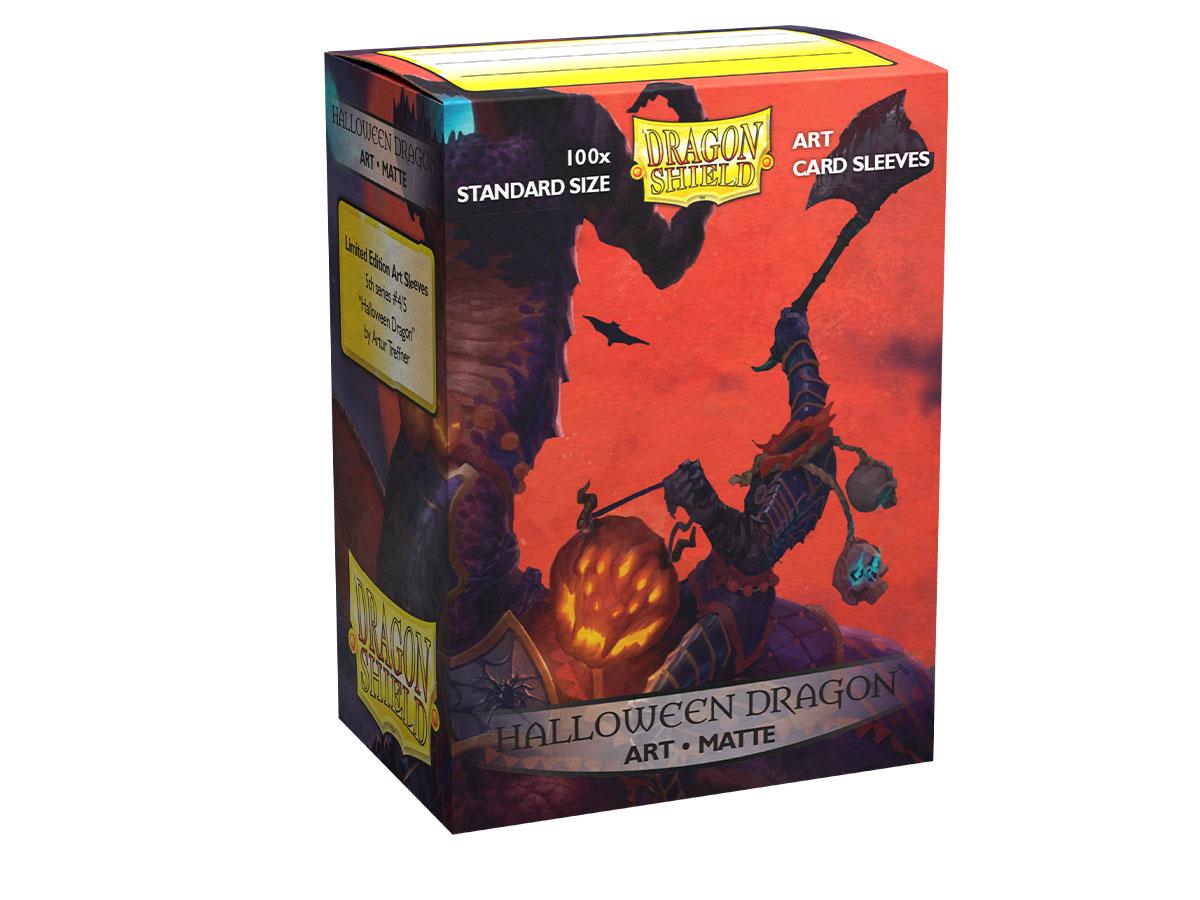 Dragon Shield: Standard 100ct Art Sleeves - Halloween Dragon | Total Play