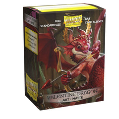 Dragon Shield: Standard 100ct Art Sleeves - Valentine Dragon (2020) | Total Play