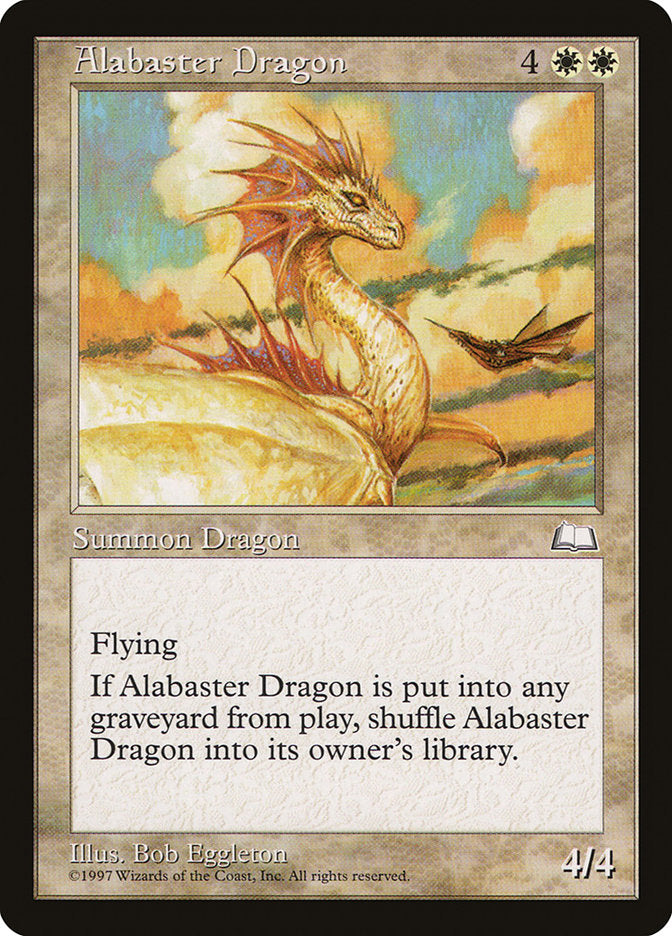 Alabaster Dragon [Weatherlight] | Total Play
