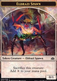 Eldrazi Spawn (004) // Eldrazi Double-Sided Token [Planechase Anthology Tokens] | Total Play