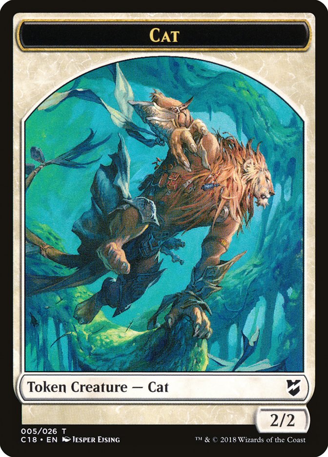 Cat Token [Commander 2018 Tokens] | Total Play