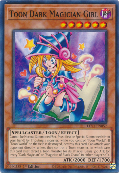 Toon Dark Magician Girl [LDS1-EN057] Common | Total Play