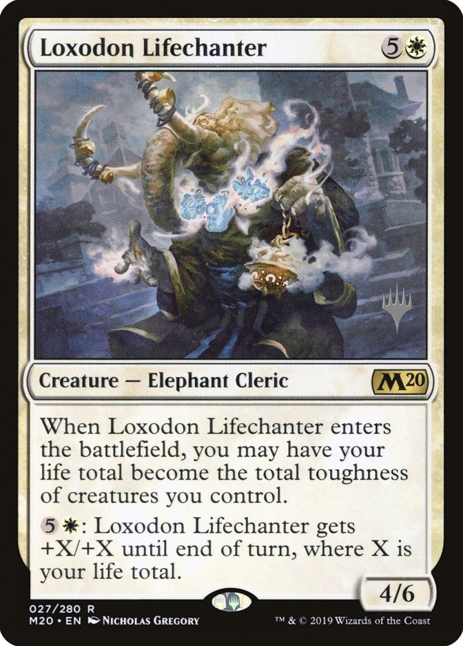 Loxodon Lifechanter (Promo Pack) [Core Set 2020 Promos] | Total Play