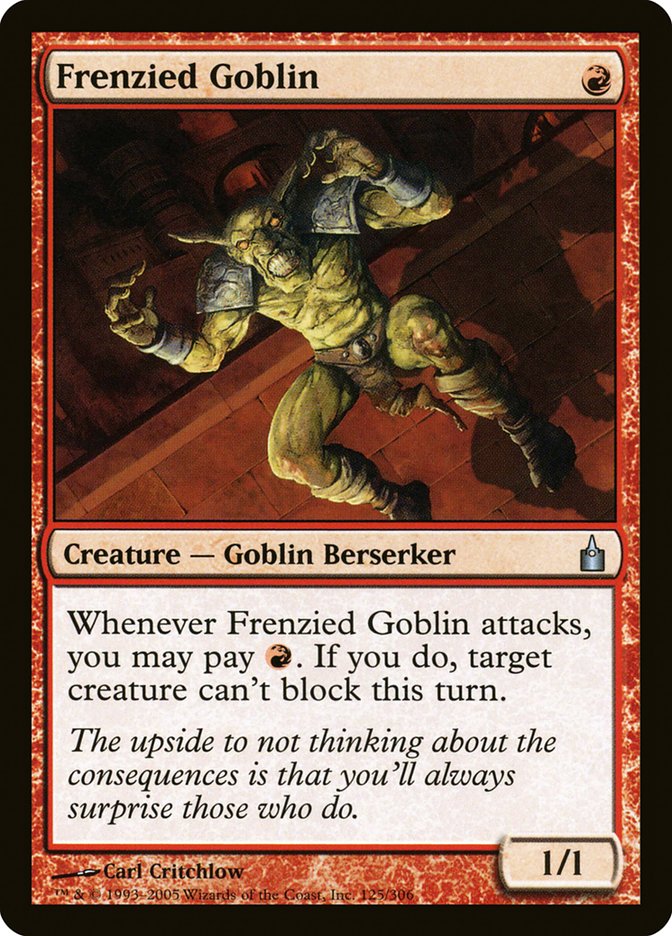Frenzied Goblin [Ravnica: City of Guilds] | Total Play