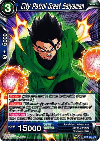 City Patrol Great Saiyaman (BT4-027) [Colossal Warfare] | Total Play