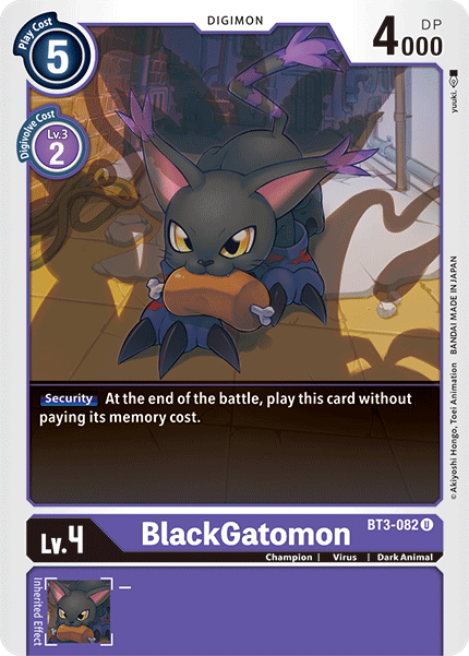 BlackGatomon [BT3-082] [Release Special Booster Ver.1.5] | Total Play
