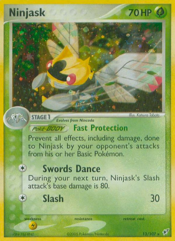 Ninjask (13/107) [EX: Deoxys] | Total Play