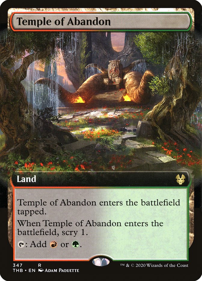 Temple of Abandon (Extended Art) [Theros Beyond Death] | Total Play