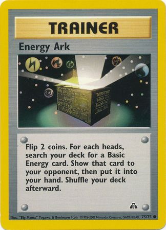 Energy Ark (75/75) [Neo Discovery Unlimited] | Total Play