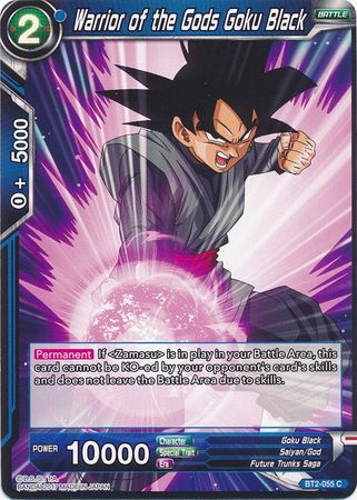 Warrior of the Gods Goku Black (BT2-055) [Union Force] | Total Play