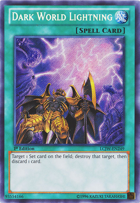 Dark World Lightning [LCJW-EN249] Secret Rare | Total Play