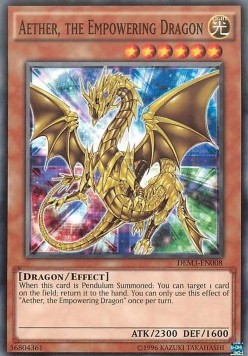 Aether, the Empowering Dragon [DEM3-EN008] Common | Total Play