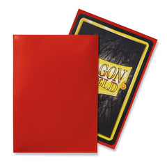 Dragon Shield: Standard 100ct Sleeves - Crimson (Classic) | Total Play