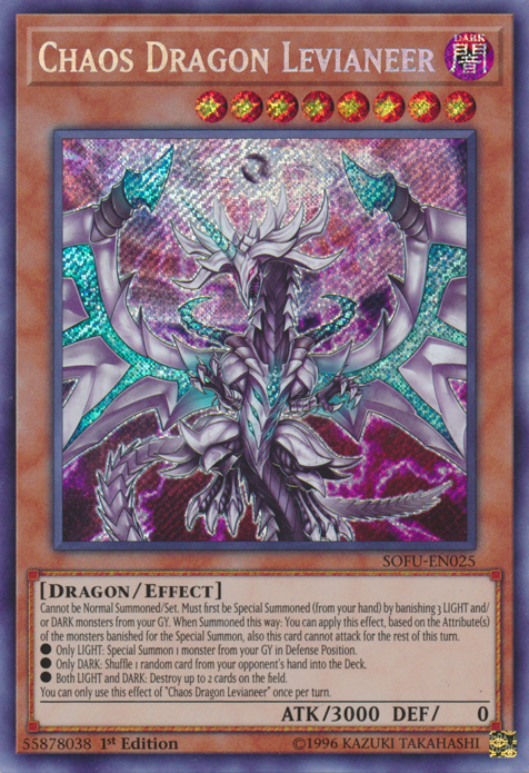 Chaos Dragon Levianeer [SOFU-EN025] Secret Rare | Total Play