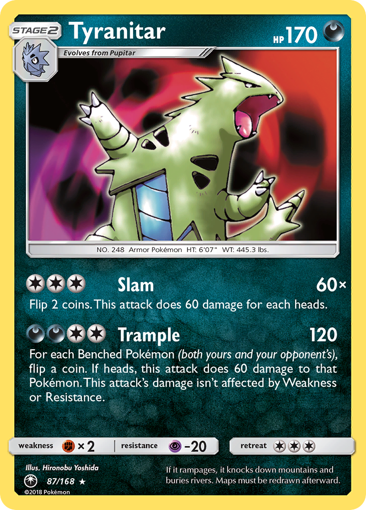 Tyranitar (87/168) [Sun & Moon: Celestial Storm] | Total Play