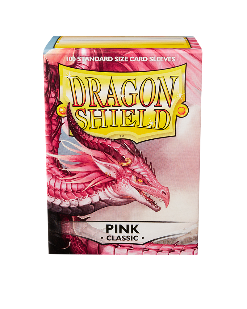 Dragon Shield: Standard 100ct Sleeves - Pink (Classic) | Total Play