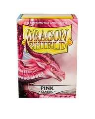 Dragon Shield: Standard 100ct Sleeves - Pink (Classic) | Total Play
