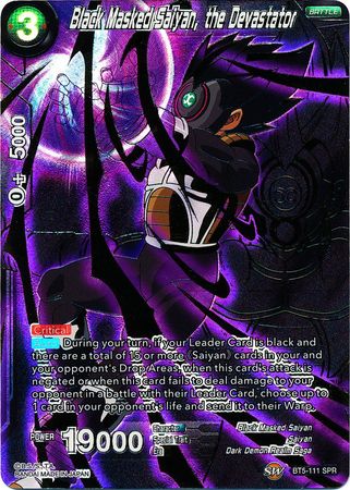 Black Masked Saiyan, the Devastator (SPR) (BT5-111) [Miraculous Revival] | Total Play
