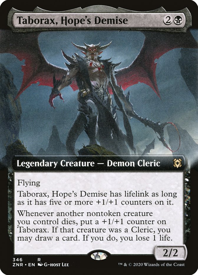 Taborax, Hope's Demise (Extended Art) [Zendikar Rising] | Total Play