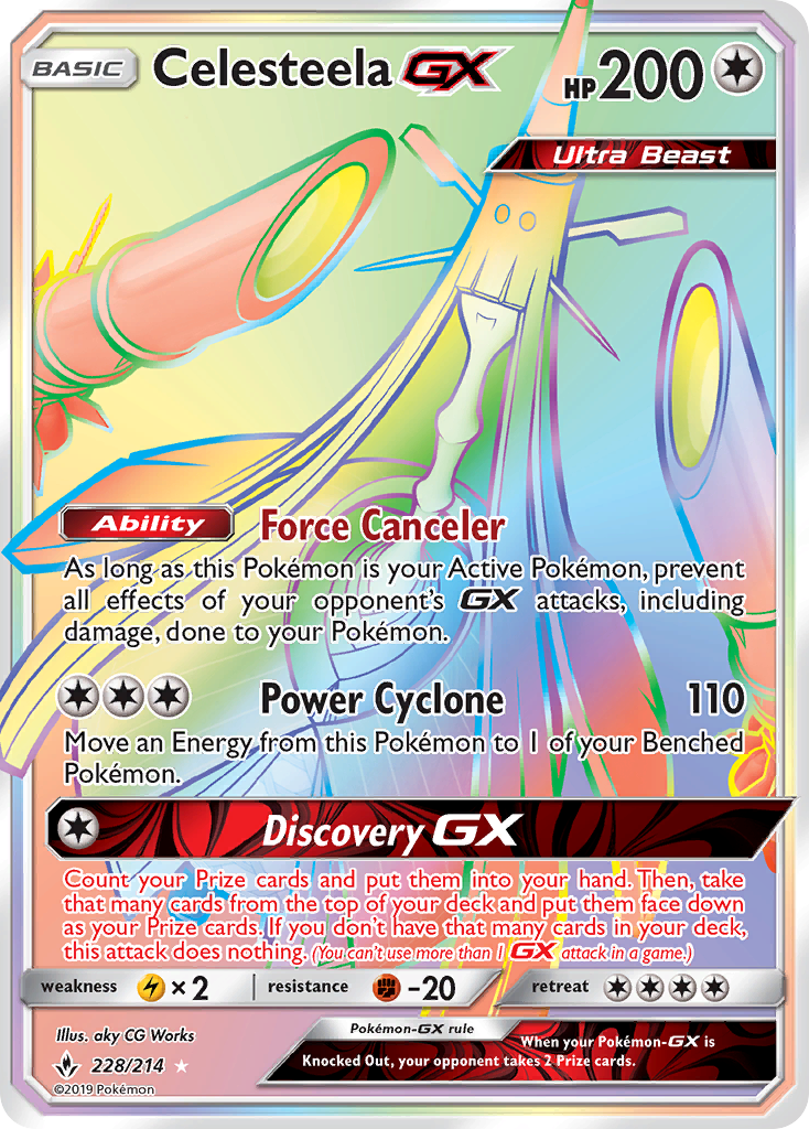 Celesteela GX (228/214) [Sun & Moon: Unbroken Bonds] | Total Play