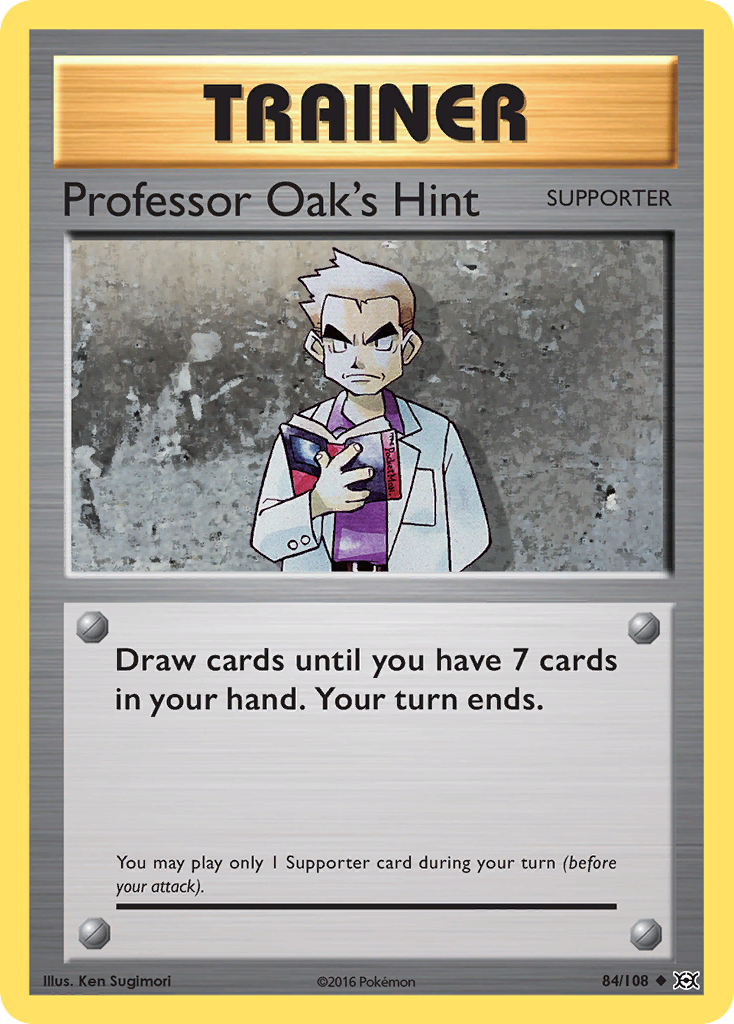 Professor Oak's Hint (84/108) [XY: Evolutions] | Total Play
