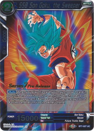 SSB Son Goku, the Sweeper (BT7-027_PR) [Assault of the Saiyans Prerelease Promos] | Total Play
