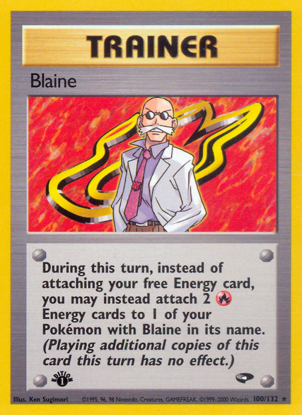 Blaine (100/132) [Gym Challenge 1st Edition] | Total Play
