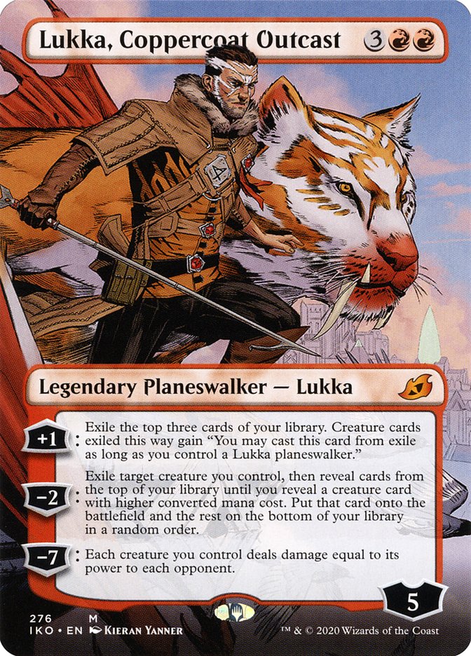 Lukka, Coppercoat Outcast (Borderless) [Ikoria: Lair of Behemoths] | Total Play