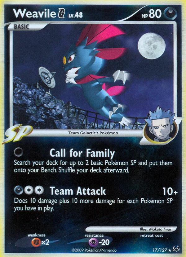 Weavile G (17/127) [Platinum: Base Set] | Total Play