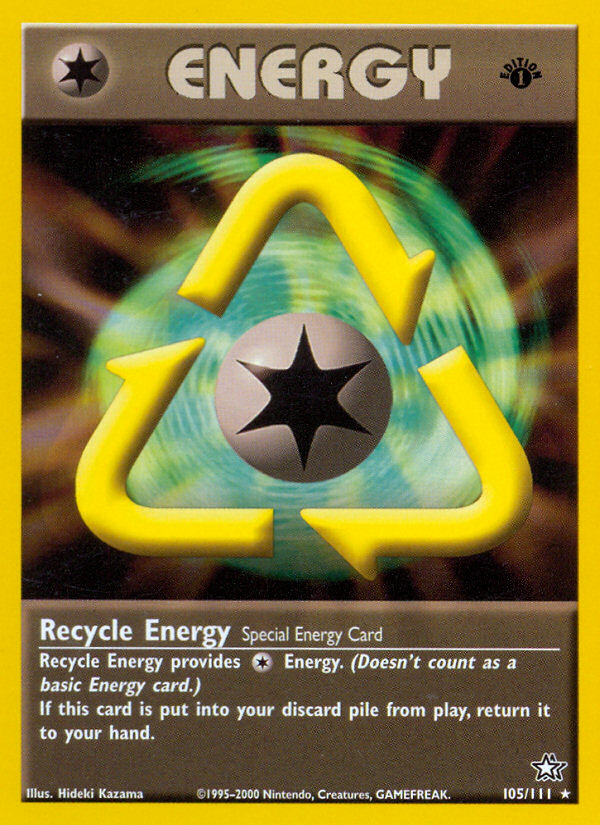 Recycle Energy (105/111) [Neo Genesis 1st Edition] | Total Play