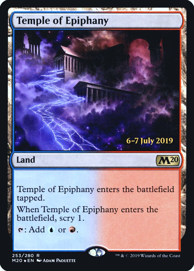 Temple of Epiphany [Core Set 2020 Prerelease Promos] | Total Play