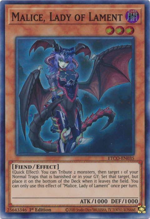 Malice, Lady of Lament [ETCO-EN035] Super Rare | Total Play