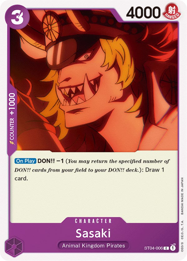 Sasaki [Starter Deck: Animal Kingdom Pirates] | Total Play
