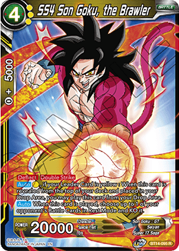 SS4 Son Goku, the Brawler (BT14-095) [Cross Spirits] | Total Play