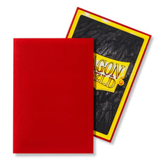 Dragon Shield: Japanese Size 60ct Sleeves - Crimson (Matte) | Total Play
