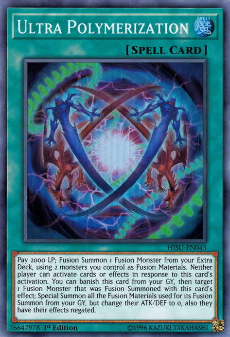 Ultra Polymerization [HISU-EN043] Super Rare | Total Play