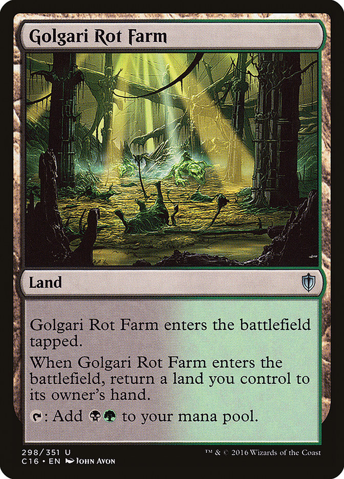 Golgari Rot Farm [Commander 2016] | Total Play