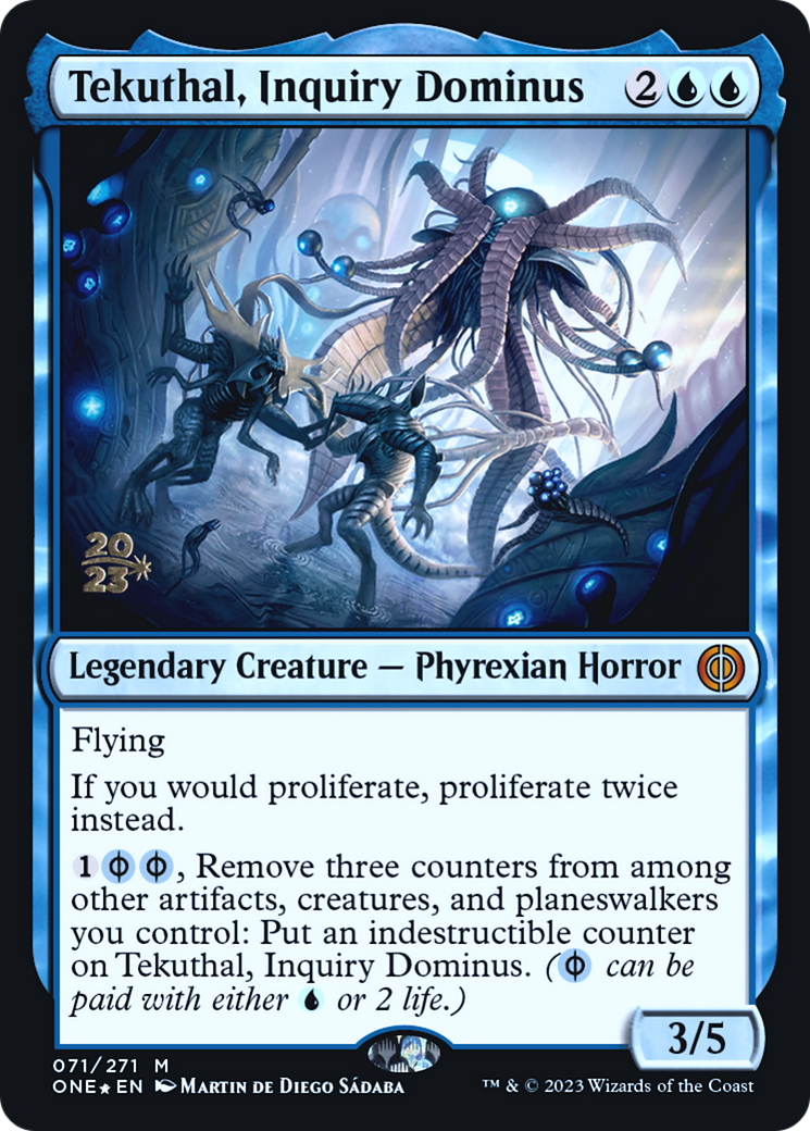 Tekuthal, Inquiry Dominus [Phyrexia: All Will Be One Prerelease Promos] | Total Play