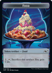 Zombie Employee // Food (010) Double-Sided Token [Unfinity Tokens] | Total Play