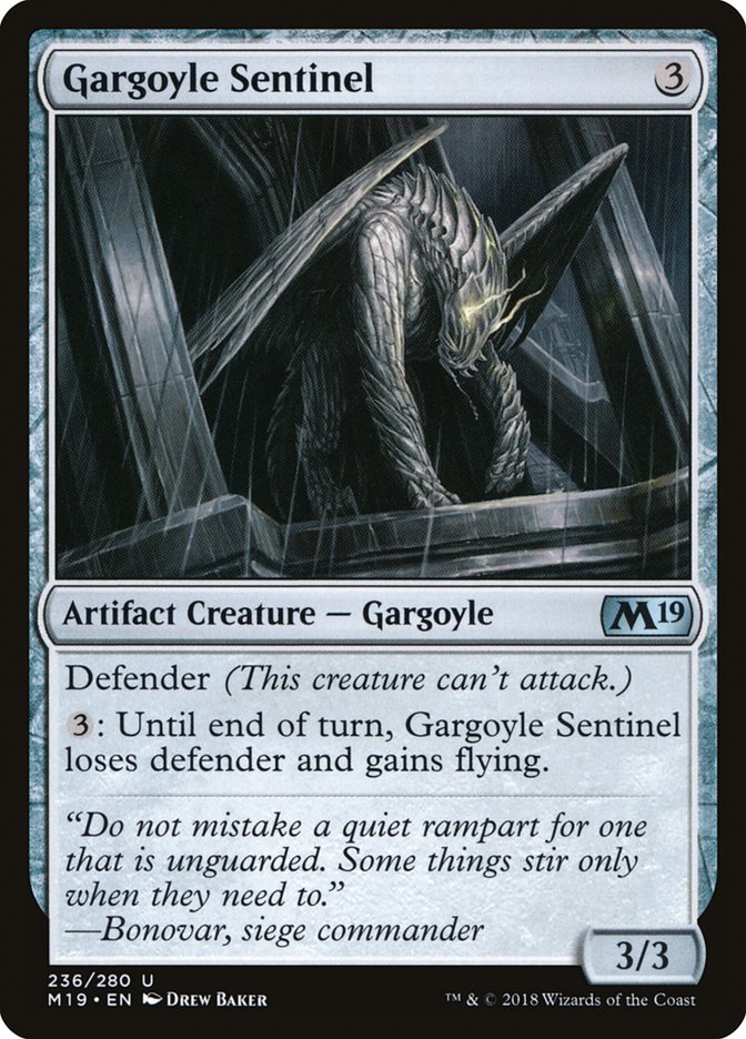 Gargoyle Sentinel [Core Set 2019] | Total Play