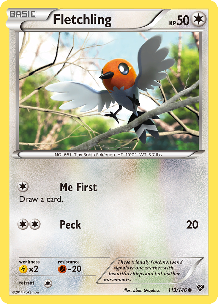 Fletchling (113/146) [XY: Base Set] | Total Play