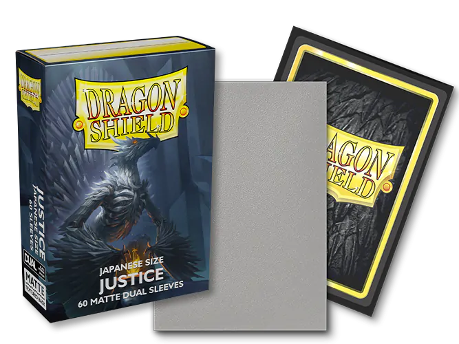 Dragon Shield: Japanese Size 60ct Art Sleeves - Justice (Dual Matte) | Total Play