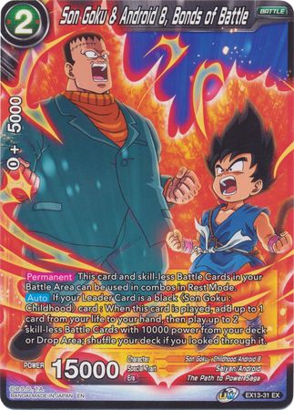 Son Goku & Android 8, Bonds of Battle (EX13-31) [Special Anniversary Set 2020] | Total Play