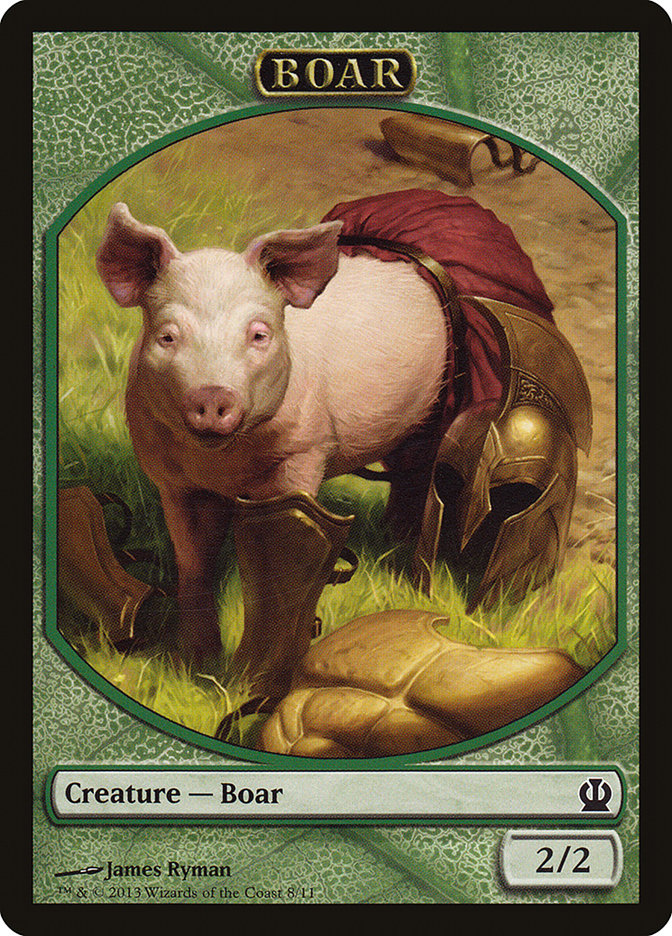 Boar Token [Theros Tokens] | Total Play