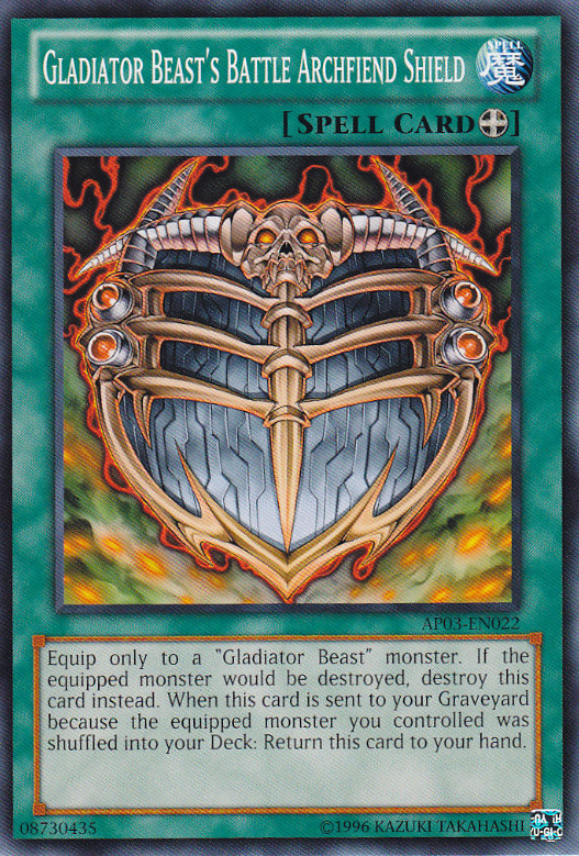 Gladiator Beast's Battle Archfiend Shield [AP03-EN022] Common | Total Play