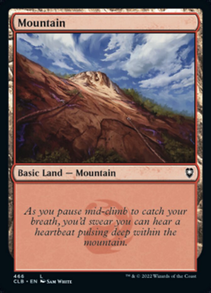 Mountain (466) [Commander Legends: Battle for Baldur's Gate] | Total Play